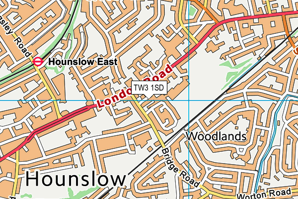 TW3 1SD map - OS VectorMap District (Ordnance Survey) TW3 1SD map - OS VectorMap District (Ordnance Survey)