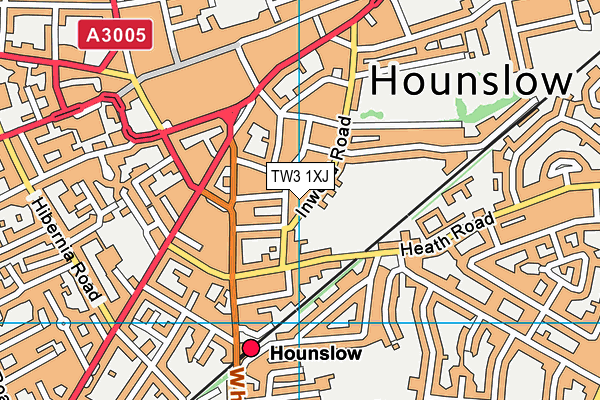 TW3 1XJ map - OS VectorMap District (Ordnance Survey) TW3 1XJ map - OS VectorMap District (Ordnance Survey)