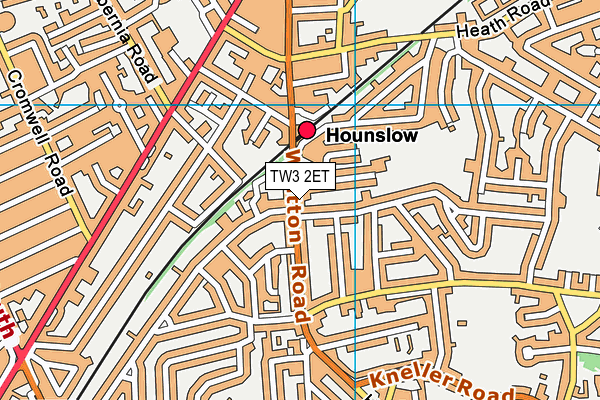 TW3 2ET map - OS VectorMap District (Ordnance Survey) TW3 2ET map - OS VectorMap District (Ordnance Survey)