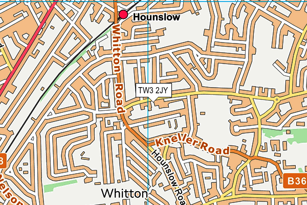 TW3 2JY map - OS VectorMap District (Ordnance Survey) TW3 2JY map - OS VectorMap District (Ordnance Survey)