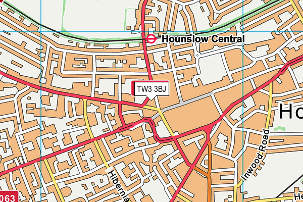 TW3 3BJ map - OS VectorMap District (Ordnance Survey) TW3 3BJ map - OS VectorMap District (Ordnance Survey)