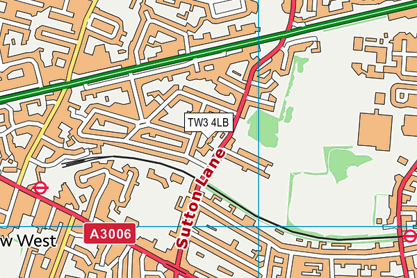 TW3 4LB map - OS VectorMap District (Ordnance Survey) TW3 4LB map - OS VectorMap District (Ordnance Survey)