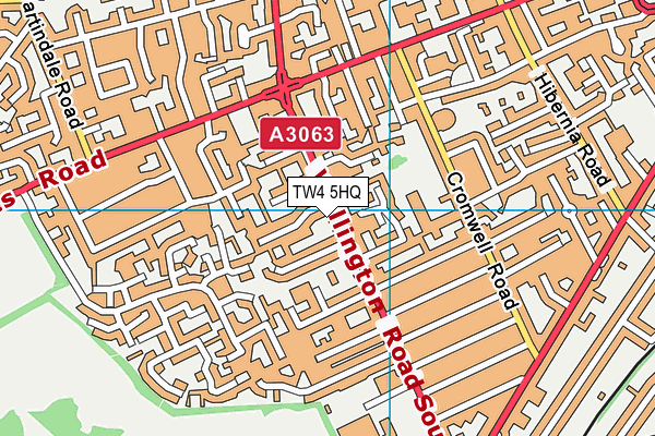 TW4 5HQ map - OS VectorMap District (Ordnance Survey) TW4 5HQ map - OS VectorMap District (Ordnance Survey)