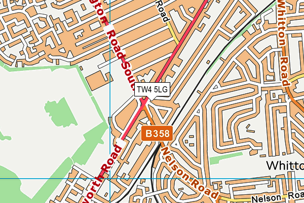 TW4 5LG map - OS VectorMap District (Ordnance Survey) TW4 5LG map - OS VectorMap District (Ordnance Survey)