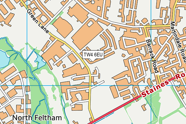 TW4 6EU map - OS VectorMap District (Ordnance Survey) TW4 6EU map - OS VectorMap District (Ordnance Survey)