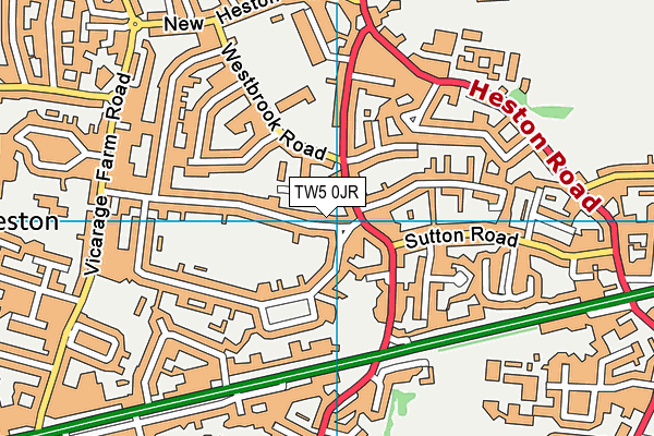 TW5 0JR map - OS VectorMap District (Ordnance Survey) TW5 0JR map - OS VectorMap District (Ordnance Survey)