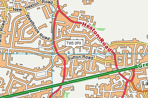 TW5 0PX map - OS VectorMap District (Ordnance Survey) TW5 0PX map - OS VectorMap District (Ordnance Survey)
