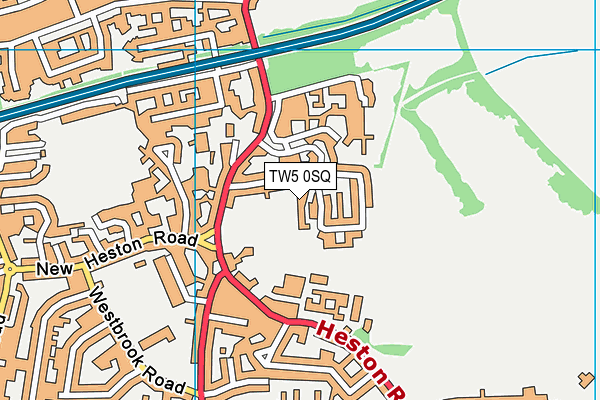 TW5 0SQ map - OS VectorMap District (Ordnance Survey) TW5 0SQ map - OS VectorMap District (Ordnance Survey)
