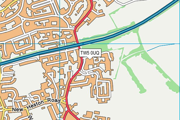 TW5 0UQ map - OS VectorMap District (Ordnance Survey) TW5 0UQ map - OS VectorMap District (Ordnance Survey)