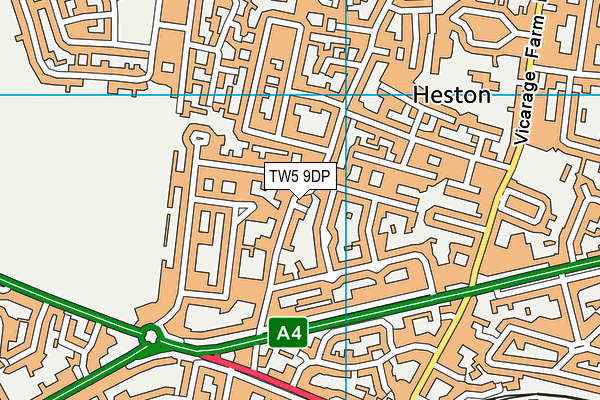 TW5 9DP map - OS VectorMap District (Ordnance Survey) TW5 9DP map - OS VectorMap District (Ordnance Survey)