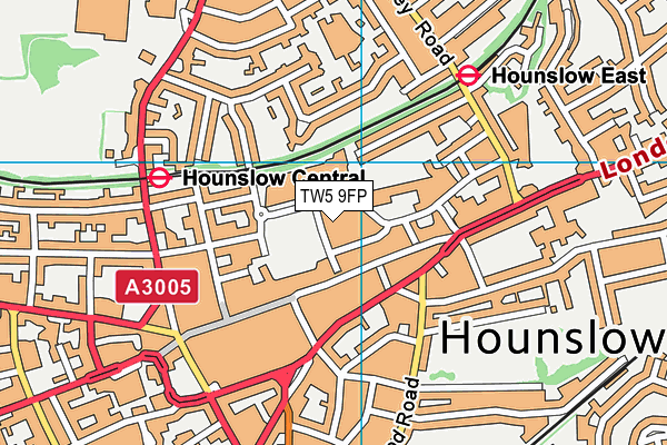 TW5 9FP map - OS VectorMap District (Ordnance Survey) TW5 9FP map - OS VectorMap District (Ordnance Survey)