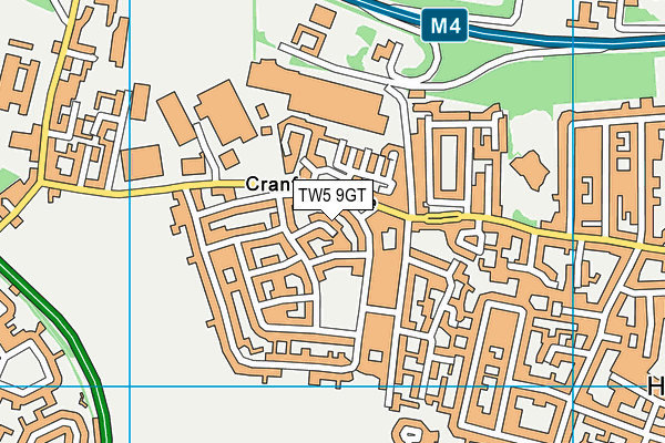 TW5 9GT map - OS VectorMap District (Ordnance Survey) TW5 9GT map - OS VectorMap District (Ordnance Survey)