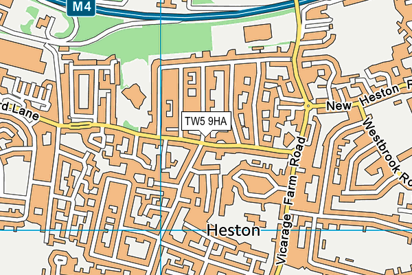 TW5 9HA map - OS VectorMap District (Ordnance Survey) TW5 9HA map - OS VectorMap District (Ordnance Survey)