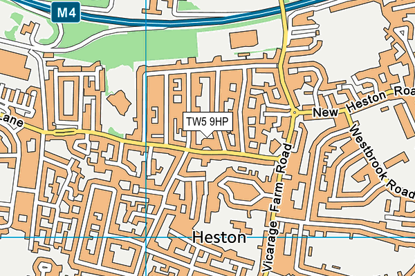 TW5 9HP map - OS VectorMap District (Ordnance Survey) TW5 9HP map - OS VectorMap District (Ordnance Survey)