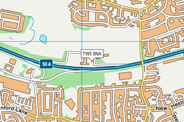 TW5 9NA map - OS VectorMap District (Ordnance Survey) TW5 9NA map - OS VectorMap District (Ordnance Survey)