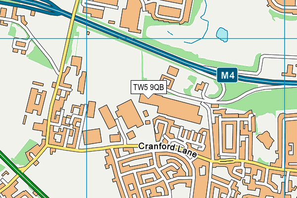 TW5 9QB map - OS VectorMap District (Ordnance Survey) TW5 9QB map - OS VectorMap District (Ordnance Survey)