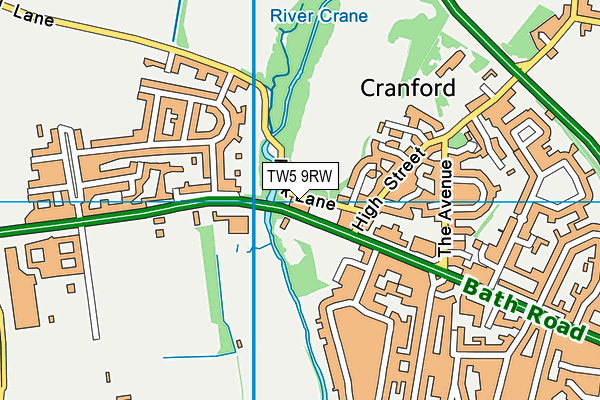 TW5 9RW map - OS VectorMap District (Ordnance Survey) TW5 9RW map - OS VectorMap District (Ordnance Survey)