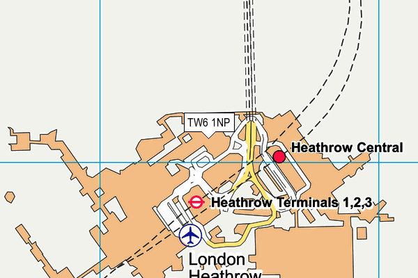TW6 1NP map - OS VectorMap District (Ordnance Survey) TW6 1NP map - OS VectorMap District (Ordnance Survey)