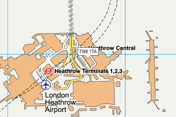 TW6 1TA map - OS VectorMap District (Ordnance Survey) TW6 1TA map - OS VectorMap District (Ordnance Survey)