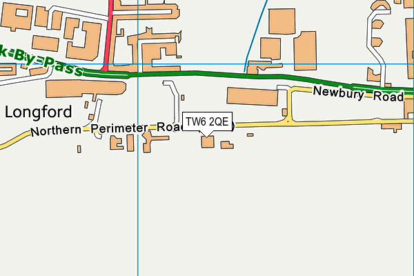 TW6 2QE map - OS VectorMap District (Ordnance Survey) TW6 2QE map - OS VectorMap District (Ordnance Survey)