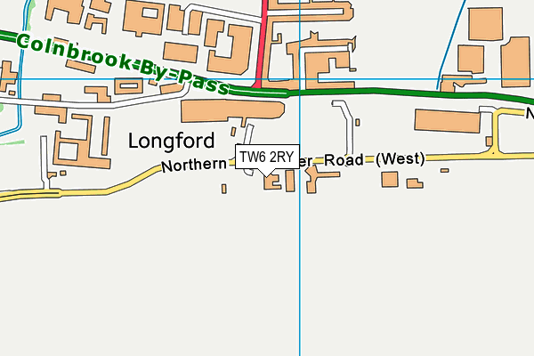 TW6 2RY map - OS VectorMap District (Ordnance Survey) TW6 2RY map - OS VectorMap District (Ordnance Survey)