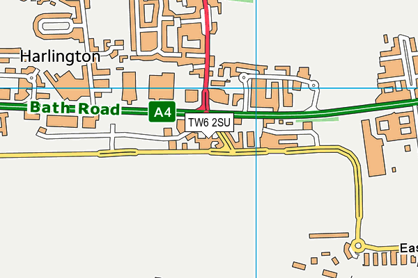 TW6 2SU map - OS VectorMap District (Ordnance Survey) TW6 2SU map - OS VectorMap District (Ordnance Survey)