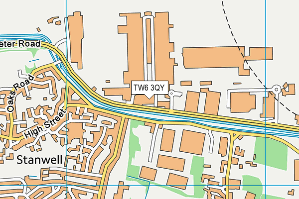 TW6 3QY map - OS VectorMap District (Ordnance Survey) TW6 3QY map - OS VectorMap District (Ordnance Survey)