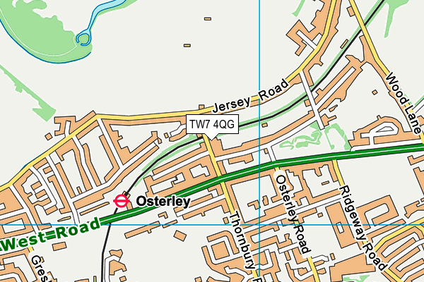 TW7 4QG map - OS VectorMap District (Ordnance Survey) TW7 4QG map - OS VectorMap District (Ordnance Survey)