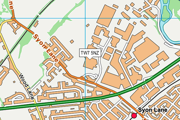 TW7 5NZ map - OS VectorMap District (Ordnance Survey) TW7 5NZ map - OS VectorMap District (Ordnance Survey)
