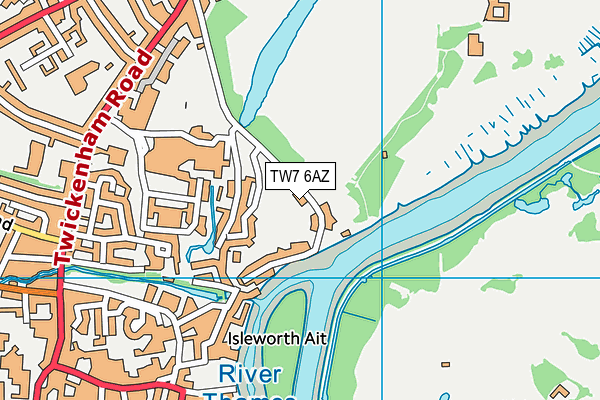 TW7 6AZ map - OS VectorMap District (Ordnance Survey) TW7 6AZ map - OS VectorMap District (Ordnance Survey)