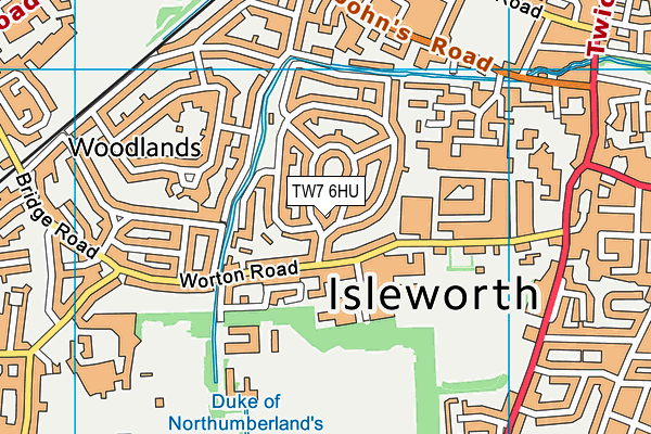TW7 6HU map - OS VectorMap District (Ordnance Survey) TW7 6HU map - OS VectorMap District (Ordnance Survey)