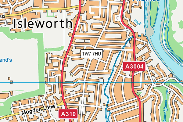 TW7 7HU map - OS VectorMap District (Ordnance Survey) TW7 7HU map - OS VectorMap District (Ordnance Survey)