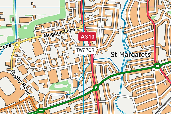 TW7 7QR map - OS VectorMap District (Ordnance Survey)