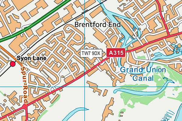 TW7 9DX map - OS VectorMap District (Ordnance Survey) TW7 9DX map - OS VectorMap District (Ordnance Survey)