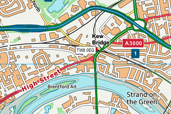 TW8 0EG map - OS VectorMap District (Ordnance Survey) TW8 0EG map - OS VectorMap District (Ordnance Survey)