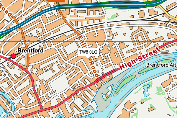 TW8 0LQ map - OS VectorMap District (Ordnance Survey) TW8 0LQ map - OS VectorMap District (Ordnance Survey)