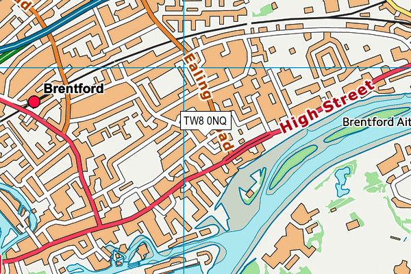 TW8 0NQ map - OS VectorMap District (Ordnance Survey) TW8 0NQ map - OS VectorMap District (Ordnance Survey)