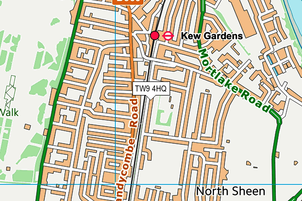 TW9 4HQ map - OS VectorMap District (Ordnance Survey)
