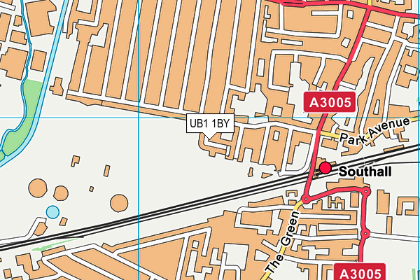 UB1 1BY map - OS VectorMap District (Ordnance Survey) UB1 1BY map - OS VectorMap District (Ordnance Survey)