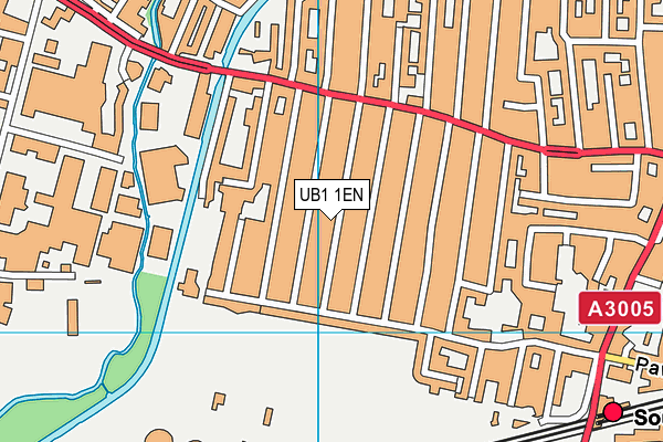 UB1 1EN map - OS VectorMap District (Ordnance Survey) UB1 1EN map - OS VectorMap District (Ordnance Survey)