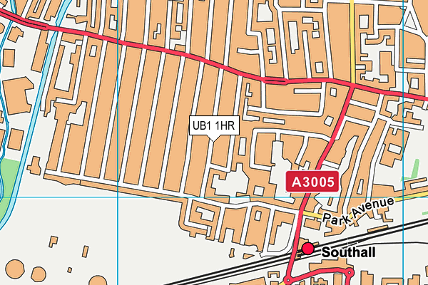 UB1 1HR map - OS VectorMap District (Ordnance Survey) UB1 1HR map - OS VectorMap District (Ordnance Survey)