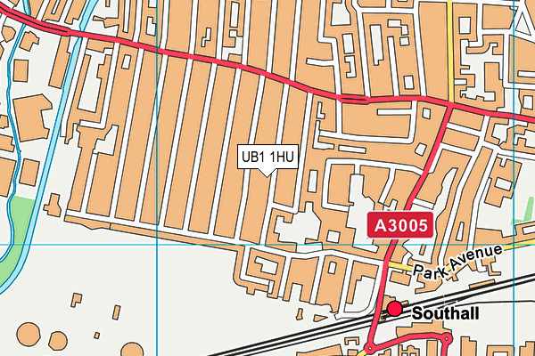 UB1 1HU map - OS VectorMap District (Ordnance Survey) UB1 1HU map - OS VectorMap District (Ordnance Survey)