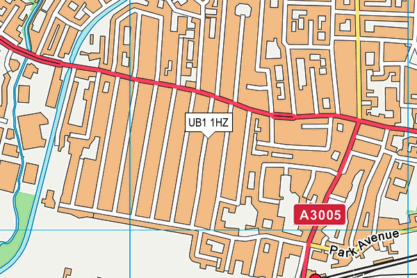 UB1 1HZ map - OS VectorMap District (Ordnance Survey) UB1 1HZ map - OS VectorMap District (Ordnance Survey)
