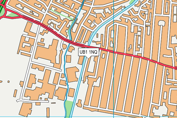 UB1 1NQ map - OS VectorMap District (Ordnance Survey) UB1 1NQ map - OS VectorMap District (Ordnance Survey)