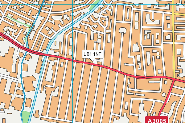 UB1 1NT map - OS VectorMap District (Ordnance Survey) UB1 1NT map - OS VectorMap District (Ordnance Survey)