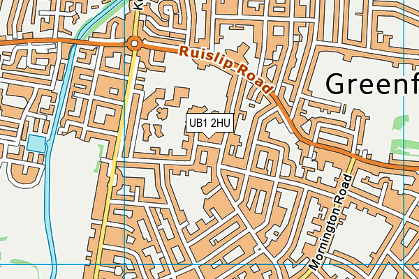 UB1 2HU map - OS VectorMap District (Ordnance Survey) UB1 2HU map - OS VectorMap District (Ordnance Survey)
