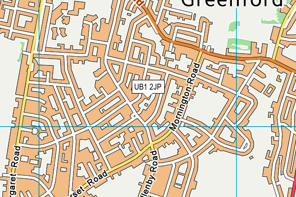 UB1 2JP map - OS VectorMap District (Ordnance Survey) UB1 2JP map - OS VectorMap District (Ordnance Survey)