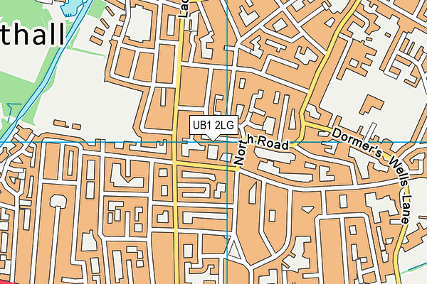 UB1 2LG map - OS VectorMap District (Ordnance Survey) UB1 2LG map - OS VectorMap District (Ordnance Survey)
