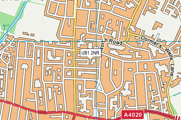 UB1 2NR map - OS VectorMap District (Ordnance Survey) UB1 2NR map - OS VectorMap District (Ordnance Survey)