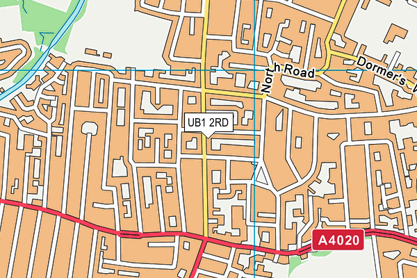 UB1 2RD map - OS VectorMap District (Ordnance Survey) UB1 2RD map - OS VectorMap District (Ordnance Survey)